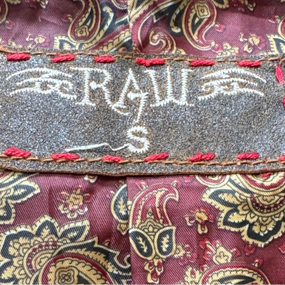 Vintage Brown Patchwork Leather Blazer - image 2